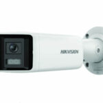 CAMARA TUBO IP 4MP EXTERIOR PANORAMICA CON AUDIO Y ALARMA
