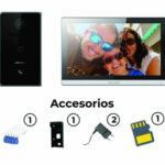 KIT V/PORTERO CON MONITOR TOUCH 7" CON MICRO-SD